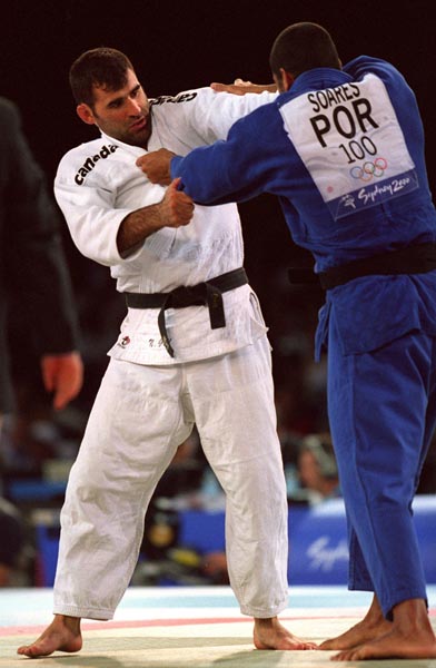 Canada's Nicolas Gill competes in judo at the 2000 Sydney Olympic Games. (CP Photo/ COA)