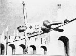 Hilda Strike du Canada clbre sa mdaille d'argent remporte au 100 m lors des Jeux olympiques de Los Angeles de 1932. (Photo PC/AOC)