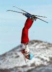 Canada's Veronika Bauer, part of the freestyle ski team at the 2002 Salt Lake City Olympic winter  games. (CP Photo/COA)
