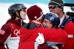 Canada's Steve Omischl, part of the freestyle ski team at the 2002 Salt Lake City Olympic winter  games. (CP Photo/COA)