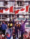 Sylvain Gagnon du Canada participe  une preuve de patinage de vitesse courte piste aux Jeux olympiques d'hiver d'Albertville de 1992. (Photo PC/AOC)
