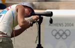Brenda Cuming du Canada participe  l'preuve de tir  l'arc aux Jeux olympiques de Soul de 1988. (Photo PC/AOC)