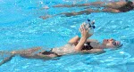 L'quipe de nage synchronise du Canada participe  une preuve lors des Jeux olympiques de Sydney de 2000. (Photo PC/AOC)