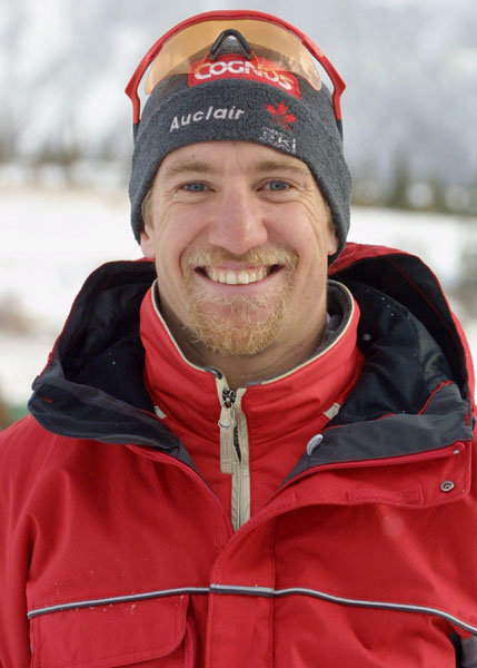 Canada's Jeff Bean, part of the freestyle ski team at the 2002 Salt Lake City Olympic winter  games. (CP Photo/COA)