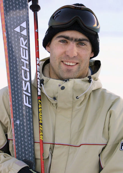 Canada's Scott Bellavance, part of the freestyle ski team at the 2002 Salt Lake City Olympic winter  games. (CP Photo/COA)