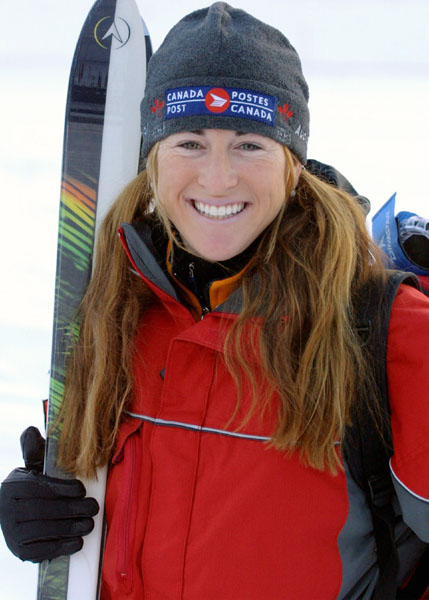 Canada's Tami Bradley, part of the freestyle ski team at the 2002 Salt Lake City Olympic winter  games. (CP Photo/COA)