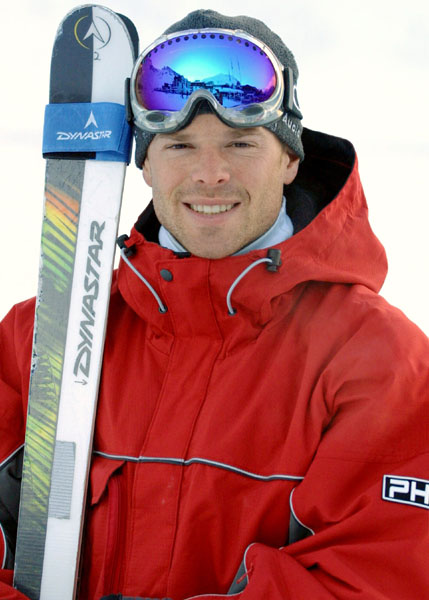 Canada's Jean-Luc Brassard, part of the freestyle ski team at the 2002 Salt Lake City Olympic winter  games. (CP Photo/COA)