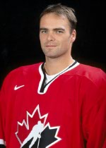 Canada's Curtis Joseph, part of the men's hockey team at the 2002 Salt Lake City Olympic winter  games. (CP Photo/COA)