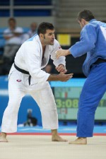 Canada's Nicolas Gill competes in the judo event at the 1996 Atlanta Summer Olympic Games. (CP Photo/COA/F. Scott Grant)
