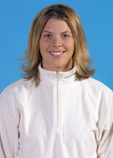 Canada's Regan Lauscher, part of the luge team at the 2002 Salt Lake City Olympic winter  games. (CP Photo/COA)