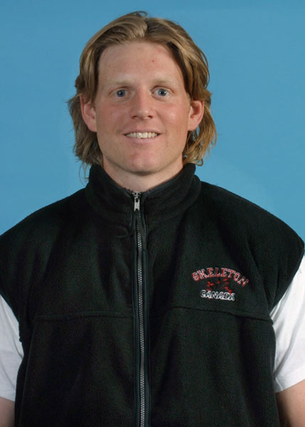 Jeff Pain du Canada, membre de l'quipe de skeleton aux Jeux olympiques de Salt Lake City de 2002. (PHOTO PC/AOC)