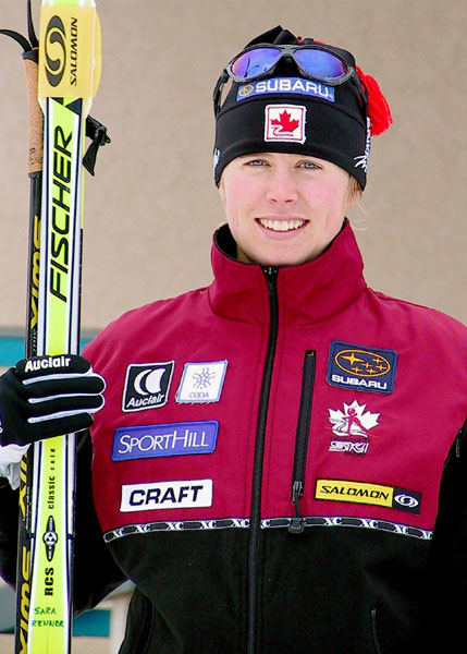 Sara Renner du Canada, membre de l'quipe de ski de fond aux Jeux olympiques de Salt Lake City de 2002. (PHOTO PC/AOC)