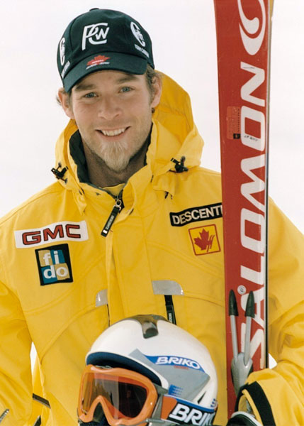 Canada's Jean-Phillipe Roy, part of the alpine ski team at the 2002 Salt Lake City Olympic winter  games. (CP Photo/COA)