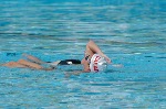 Canada's synchronized swimming team practices on August 10, 2004 at the Olympic Games in Athens. (CP PHOTO 2004/Andre Forget/COC)
