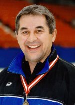 Canada's Ken Tralnberg, part of the men's curling team at the 2002 Salt Lake City Olympic winter  games. (CP Photo/COA)