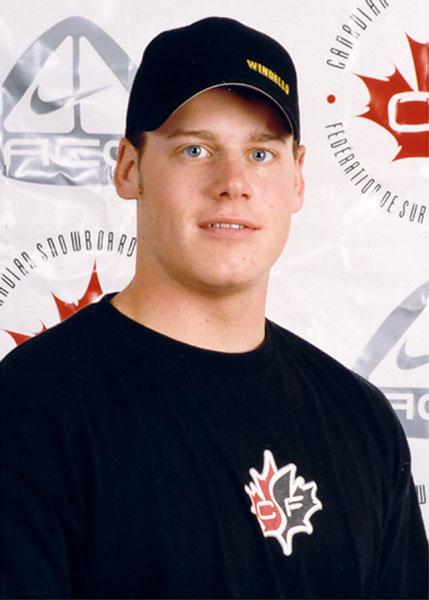 Canada's Ryan Wedding, part of the snowboard team at the 2002 Salt Lake City Olympic winter  games. (CP Photo/COA)