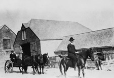 Photograph of an Inspection Party on Sable Island, Nova Scotia, 1917