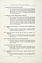 Page 65 of cookbook, LES SECRETS DE LA BONNE CUISINE, with the continuation of questions and answers on lamb and mutton
