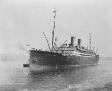 Photo du navire à vapeur EMPRESS OF IRELAND, vers 1906