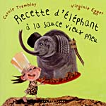 Cover of book, RECETTE D'ÉLÉPHANT