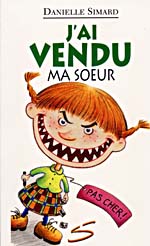 Cover of book, J'AI VENDU MA SOEUR