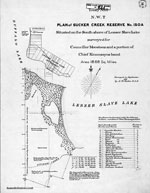 Carte de la réserve de Sucker Creek