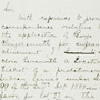 Application by George Clingersmith for enfranchisement with the Moravians of the Thames, Moravian Agency, Ontario, 1883. RG 10, volume 2206, file 41,534, 8 pages