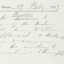 La demande d'émancipation de George Clingersmith avec les Moraviens de la Thames, agence Moravienne (Ontario), 1883. RG 10, volume 2206, dossier 41534, 8 pages