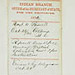 Télégramme au sujet de l'éclosion de la variole chez les Premières nations en Colombie Britannique, le 23 octobre 1872. RG 10, volume 3581, dossier 877, partie A, 3 pages